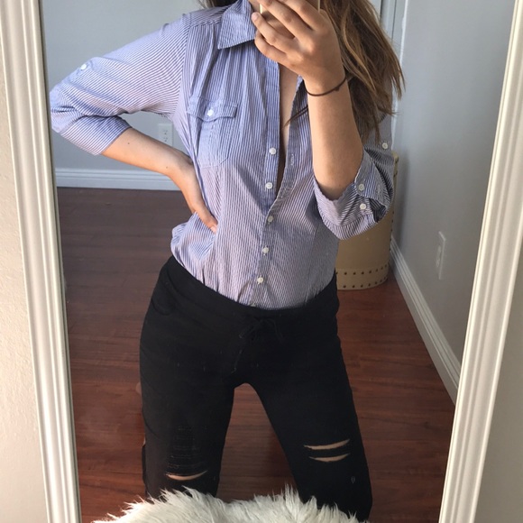 H&M Tops - H&M Collared Top, Size 8.